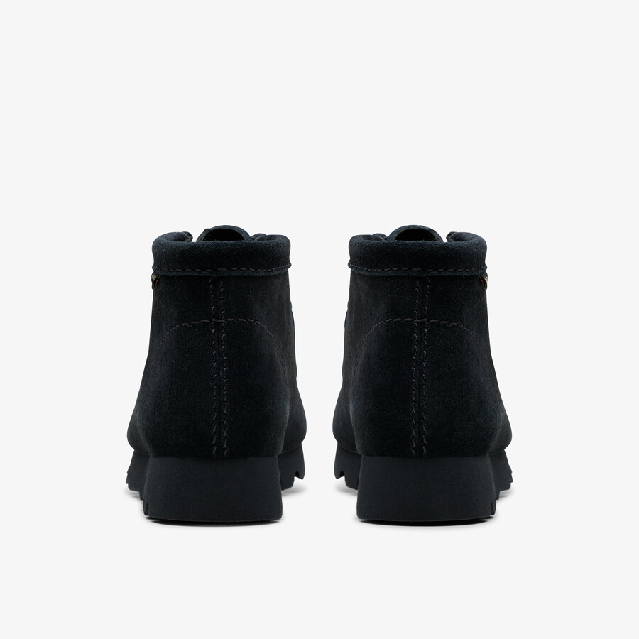 wallabee laars met gore-tex - zwart suède